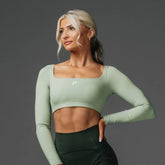 Minimalist Crop Long Sleeve