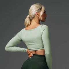 Minimalist Crop Long Sleeve