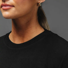 Women's Crop Rib Long Sleeve