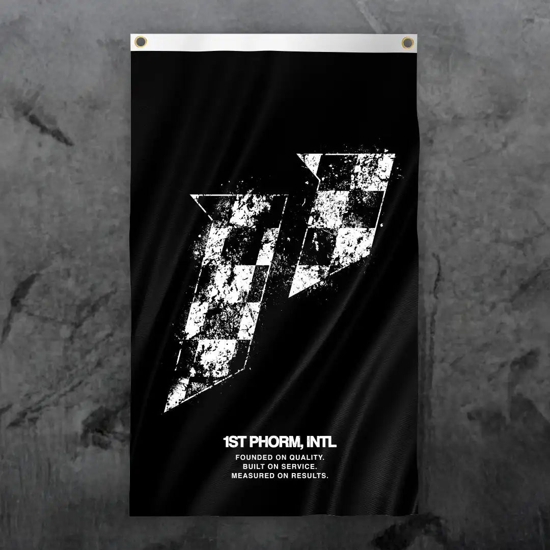 Checkered Race Wall Flag