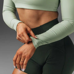 Minimalist Crop Long Sleeve